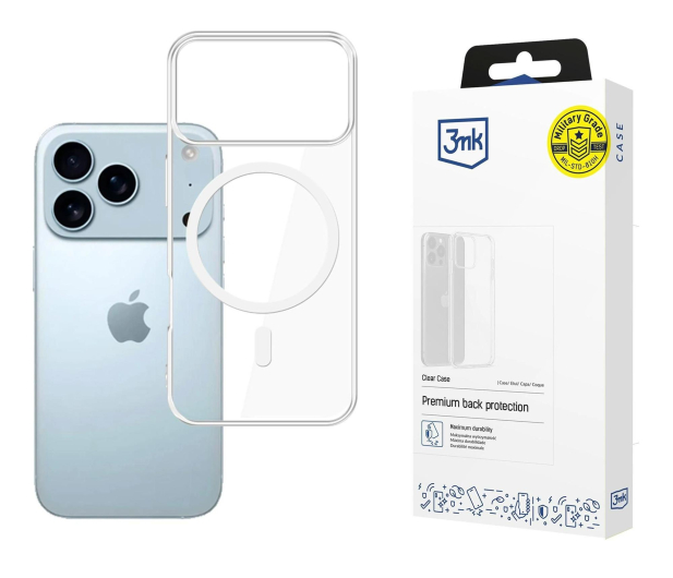 3mk Clear MagCase do iPhone 18 Pro Max / 17 Pro Max - 1360685 - zdjęcie
